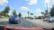 Diyarbakır trafiğinde ölüme davetiye çıkaran anlar