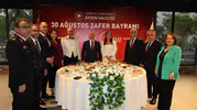 Aydın'da 30 Ağustos coşkusu resepsiyonla taçlandı