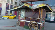 Erzurum'da otobüs tarihi büfeye daldı, o anlar kamerada