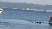 Darıca sahilinde yüzen genç boğulma tehlikesi yaşadı