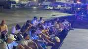 Marmaris sahillerinde gece yarısı göçmen operasyonu