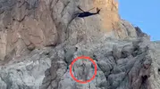 Aladağlar'da mahsur kalan İngiliz dağcıyı askeri helikopter kurtardı