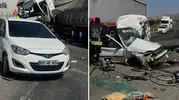 Freni boşalan Tır dehşet saçtı: 1 ölü, 9 yaralı