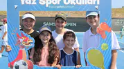 Samsunlu gençler yaz tatilini sporla değerlendiriyor