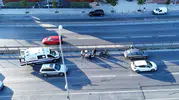 Büyükçekmece E-5 yolunda motosiklet kazası trafiği durdurdu