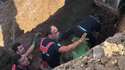 Hatay'da altyapı çalışmasında göçük Bir işçi hayatını kaybetti