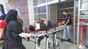 Adıyaman'da motosiklet kazası Sürücü hastaneye kaldırıldı