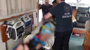 Bodrum açıklarında teknede kaza geçiren turist hastanelik oldu
