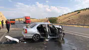 Malatya yolunda üç araç birbirine girdi