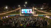 Samsun meydanları 17 ilçede beyaz perdeye dönüşüyor