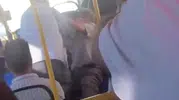 Malatya otobüsünde bedava biniş kartı kavgası
