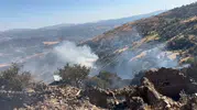 Malatya Pütürge ormanlarında korkutan yangın