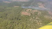 Menteşe ormanlarındaki yangın ekiplerin hızlı müdahalesiyle söndürüldü