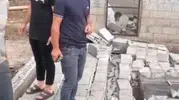 Diyarbakır'da fırtına dehşeti Ahır çatısı çöktü iki çocuk yaralandı