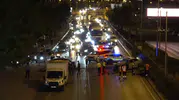 Konya’da gece yarısı trafik kazası trafiği kilitledi