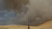 Elazığ Karakoçan alevlere teslim oldu