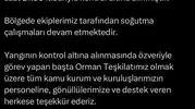 Çanakkale Bayramiç’teki orman yangını kontrol altına alındı