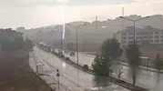 Elazığ'da Gökyüzü Alev Aldı Yıldırım Düşme Anı Kamerada