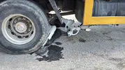 Muğla’da vinç kazası Motosiklet sürücüsü ölümden döndü