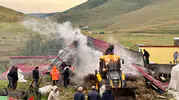 Seyirören köyünde kış hazırlıkları küle döndü: 600 balya saman yandı