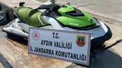 Didim açıklarında jet ski ile kaçak göçmen operasyonu