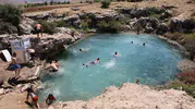 Sivas’ta kurumuş göl yeniden hayat buldu