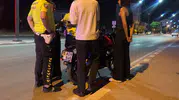Burdur'da gece vakti motosiklet kazası