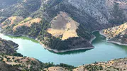 Kahramanmaraş’ta Sarıgüzel Barajı görsel bir şölene dönüştü