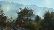 Antalya’da iki farklı noktada orman yangını paniği