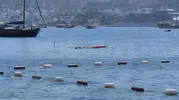 Bodrum’da demirli yelkenli gece yarısı sulara gömüldü