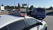 Edirne Havsa yolundaki kavşakta kaza iki kişi hastanelik oldu