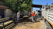 Manavgat’ta parklar ve okul bahçeleri yeni mobilyalara kavuştu