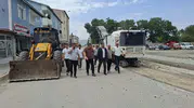 Diyadin merkezinde 4 kilometrelik asfalt yenileme süreci başladı
