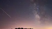 Çankırı gökyüzünde Perseid meteor yağmuru rüzgarı