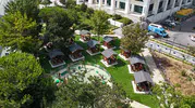 Belediye bahçesi artık mahallenin buluşma noktası