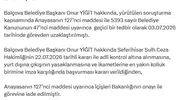 Adli kontrol kararı sonrası Balçova Belediye Başkanı Yiğit görevine döndü