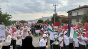 Malatya’da 940 öğrenci Gazze için yürüdü