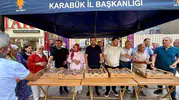Kandil gecesinde AK Parti Karabük'ten lokma ikramı