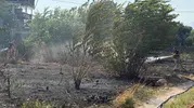 Alevler bahçeye sıçradı, itfaiye hızla müdahale etti