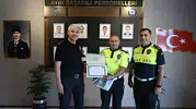 Düzce Emniyetinde başarı gösteren polislere ödül