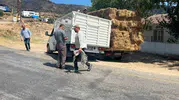 Aydın'da yangınzede üreticilere komşu desteği