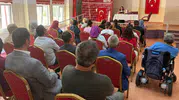 Bayburt'ta rehabilitasyon merkezinde sağlıklı yaşam dersi
