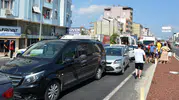 Antalya Serik yolunda beş araç birbirine girdi