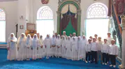 Burhaniye Koca Camii öğrencileri yaz kursunu hatimle tamamladı