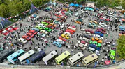 Arnavutköy sokakları klasik otomobillerle nostalji yaşadı