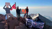 Dağcılar Âşık Seyrânî anısına Erciyes zirvesine ulaştı