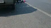 Alanya'da motosiklet kamyonete arkadan çarptı, 73 yaşındaki sürücü ağır yaralandı