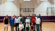 Düzce Milli Eğitim çalışanları voleybol maçında stres attı