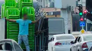 Adıyaman trafiğinde ölüme davetiye çıkaran yolculuk