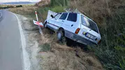 Hisarcık'ta feci kaza Aynı aileden 4 kişi yaralandı